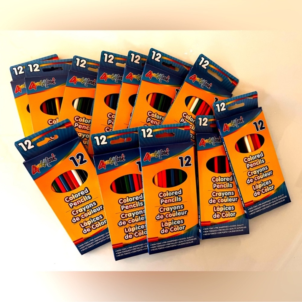 12 Boxes Colored Pencils
